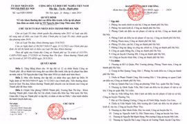 Chủ tịch Hà Nội tặng bằng khen nhiều tập thể, cá nhân thuộc CATP