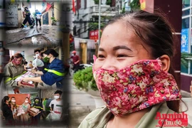 [ẢNH] Ánh mắt xúc động của người lao động nghèo trước nghĩa tình sẻ chia của Công an Thủ đô và các nhà hảo tâm