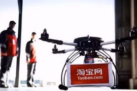 Hãng bán lẻ Alibaba giao hàng bằng “máy bay không người lái”