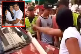 Người phụ nữ đánh ghen ầm ĩ, gây tắc nghẽn đường phố 