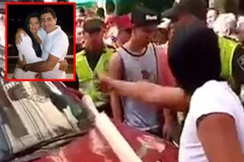 Người phụ nữ đánh ghen ầm ĩ, gây tắc nghẽn đường phố 