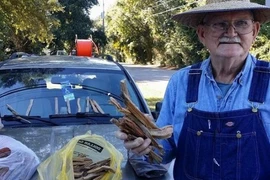 Ông lão 80 tuổi bán củi khiến hàng nghìn người cảm động