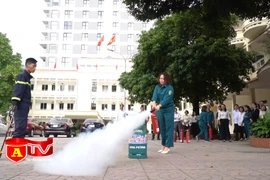 Nâng cao kiến thức PCCC cho khối cơ quan quận Cầu Giấy