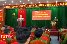 Lực lượng Công an chính quy thực hiện tốt nhệm vụ tại cơ sở