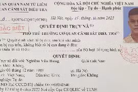 Truy nã đối tượng tổ chức đánh bạc qua mạng
