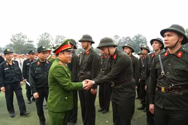 Khai giảng khóa huấn luyện công dân thực hiện nghĩa vụ Công an nhân dân