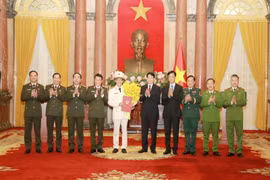 Thứ trưởng Bộ Công an Lê Quốc Hùng được thăng cấp bậc hàm Thượng tướng 