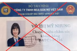 Mạo danh nhân viên công ty mua bán nợ để lừa đảo