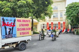 Hưởng ứng tháng hành động, xây dựng xã, thị trấn không ma túy