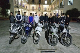 Khởi tố 10 đối tượng gây rối trật tự công cộng 