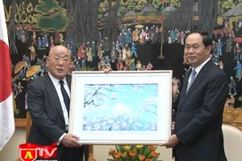 Bộ trưởng Trần Đại Quang tiếp Cố vấn cấp cao của Thủ tướng Nhật Bản