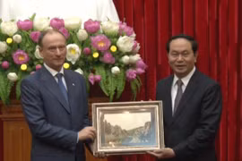 Bộ trưởng Trần Đại Quang hội đàm với Thư ký Hội đồng An ninh Liên bang Nga 