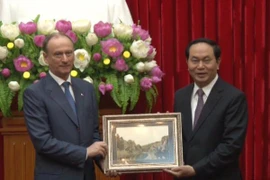 Bộ trưởng Trần Đại Quang hội đàm với Thư ký Hội đồng An ninh Liên bang Nga 