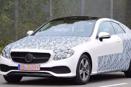 Mercedes E-Class Coupe gần như "lộ hàng" toàn bộ 