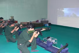 "Trường bắn ảo" do Học viện KTQS chế tạo có thể áp dụng cho 9 loại súng