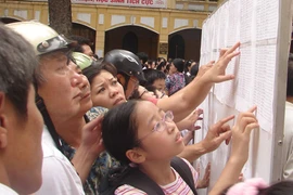 Hà Nội nhận đơn phúc khảo đến hết ngày 13-7