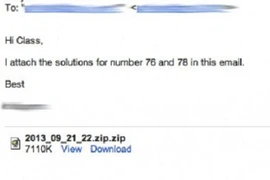 Nữ trợ giảng gửi nhầm ảnh nóng cho sinh viên