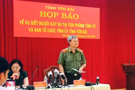 Chính thức khởi tố vụ án giết người tại Văn phòng Tỉnh ủy Yên Bái