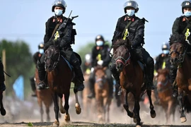 Cảnh sát Cơ động kỵ binh ngày một thuần thục kỹ năng nghiệp vụ