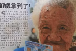 Nhận thẻ căn cước ở tuổi 108