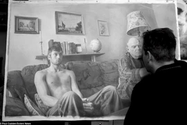 Choáng vì tranh vẽ kinh điển giống hệt ảnh đen trắng