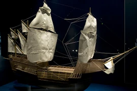 Trưng bày hiện vật của con tàu bị chìm cách đây 500 năm