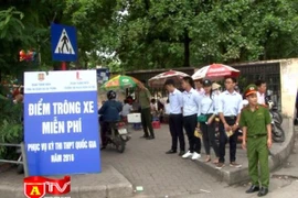 Lực lượng CAND đóng góp cho một kỳ thi an toàn trung thực