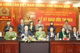 Hội Luật gia TP. Hà Nội: Ký giao ước thi đua Cụm thi đua số III