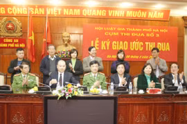 Hội Luật gia TP. Hà Nội: Ký giao ước thi đua Cụm thi đua số III