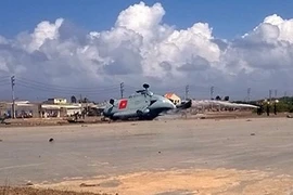 Trực thăng quân sự Mi-8 gặp nạn tại đảo Phú Quý