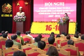 Tổng kết phong trào thi đua, lao động giỏi công đoàn CAND 