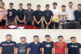 Mâu thuẫn cá nhân, 2 nhóm trai làng vác đao tự chế và vỏ chai hỗn chiến