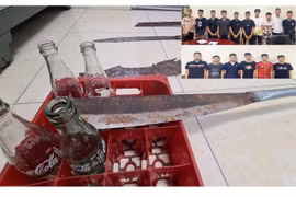 Lạnh gáy với những hung khí các thanh, thiếu niên mang đi hỗn chiến trong đêm