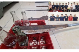 Lạnh gáy với những hung khí các thanh, thiếu niên mang đi hỗn chiến trong đêm