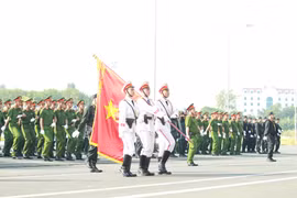 Thể hiện sức mạnh trong chiến đấu của lực lượng Cảnh sát cơ động Công an Thủ đô