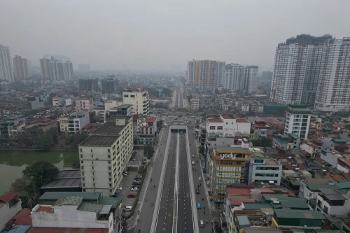 Thông xe, tổ chức giao thông tạm cho phương tiện qua hầm chui Kim Đồng và Vành đai 2,5