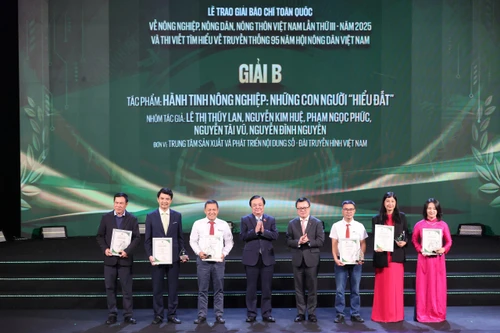 Giải báo chí toàn quốc về “Tam nông” năm nay sẽ trao 5 giải A