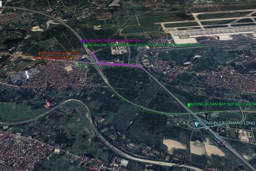 Điều chỉnh giao thông nút giao quốc lộ 2 với cao tốc Nội Bài - Lào Cai