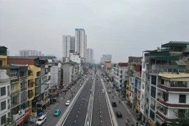 Nhìn từ flycam hầm chui 800 tỷ đồng sắp thông xe ở Hà Nội