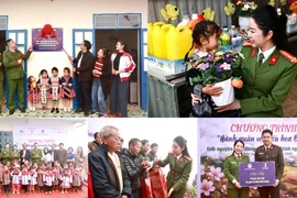 Học viện Cảnh sát nhân dân mang Tết ấm đến bản nghèo Điện Biên