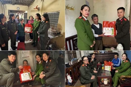 Công an xã lan tỏa tinh thần "gần dân nhất", mang Tết ấm đến với người kém may mắn