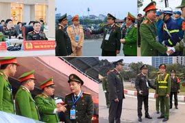 Lãnh đạo CATP Hà Nội chỉ huy bảo vệ buổi tổng duyệt Chương trình nghệ thuật đặc biệt chào mừng thành công Đại hội Đảng