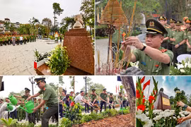 Công an Hà Nội dâng hương tưởng niệm Anh hùng lực lượng vũ trang nhân dân Võ Thị Sáu