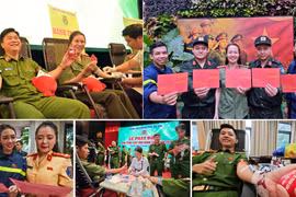 Ấn tượng hình ảnh những nụ cười ấm áp trong hành trình “Giọt máu nghĩa tình” 2026 của Công an Thủ đô 