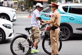 Hà Nội: Xử lý nghiêm người đi xe đạp vi phạm nồng độ cồn