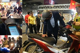 CSGT Hà Nội phát hiện tài xế vi phạm nồng độ cồn gấp 2,5 lần kịch khung