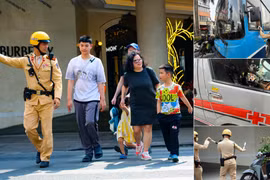 Cảnh sát giao thông Hà Nội bám chốt xử lý nghiêm "ma men", hỗ trợ người dân du Xuân ngày 28 Tết.