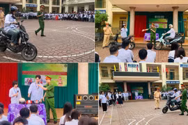 Học sinh ở vùng cao Thủ đô và bài học an toàn giao thông "không có trong sách giáo khoa"