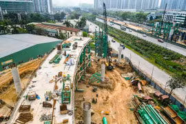 Toàn cảnh 'nút giao nghìn tỷ' Vành đai 3.5 - Đại lộ Thăng Long vươn mình, dần lộ diện 'mạch máu' giao thông mới