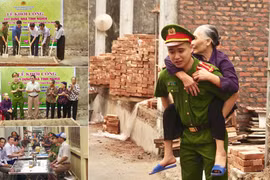 Lời hứa trước mùa bão: Hai tháng, hai nếp nhà và những giọt mồ hôi áo xanh trên đất khó